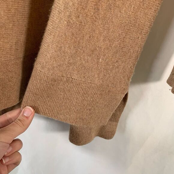 Halogen Wool Cashmere Blend Sweater Women's Small Brown Knit Round Neck - Picture 6 of 7